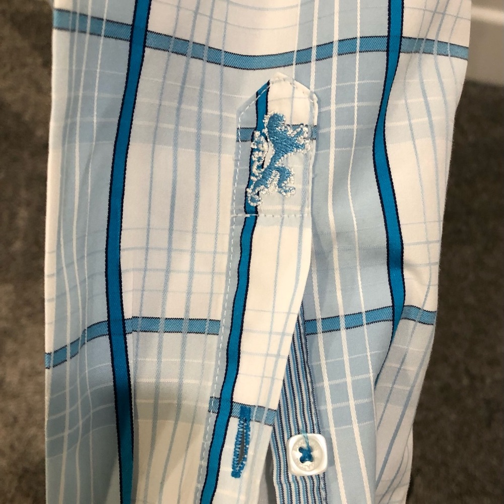 Bugatchi Plaid Button Down Shirt - image 3